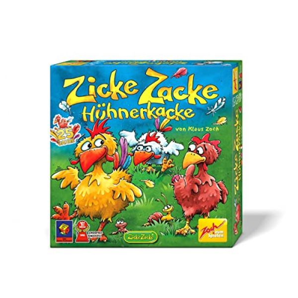 Zoch - Zicke Zacke Hühnerkacke, Kinderspiel 1998, rasantes Gedächtnisrennen